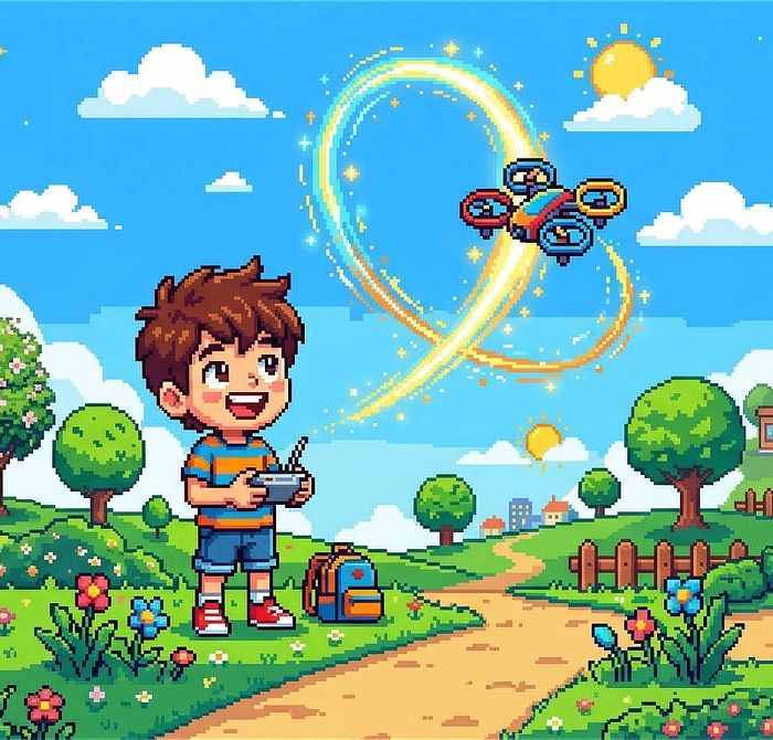 Latające mini drony dla dzieci [10+]